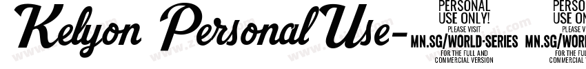 Kelyon PersonalUse字体转换